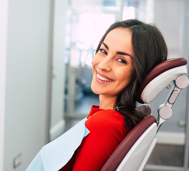 Girl smiling for her dental checkup session at Darley Dental Care
