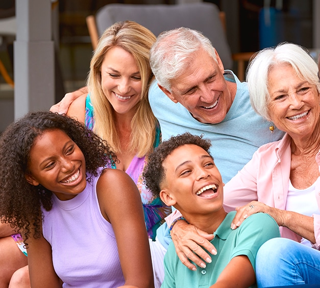 Group of all ages at Altamonte Springs preparing for dental checkup